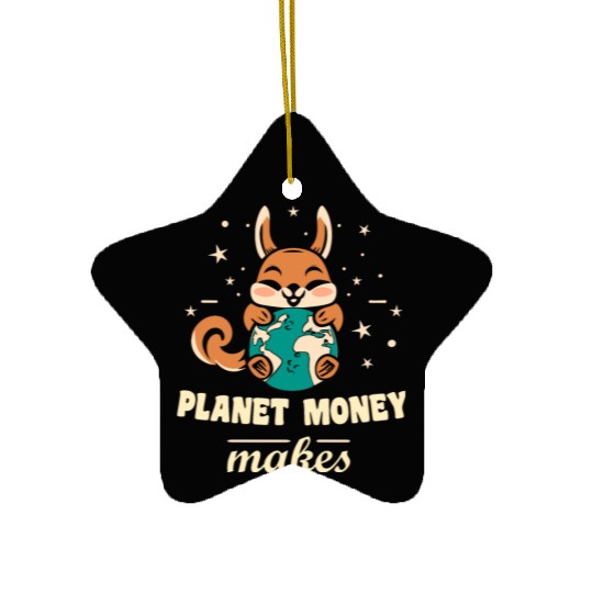 Planet money makes Ceramic Ornaments