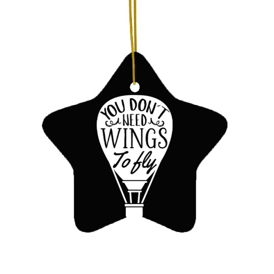 Hot air balloon sayings | aviation hobby gift Ceramic Ornaments