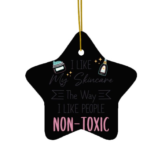 Esthetician Skincare Beauty Dermantologist Skin Ceramic Ornaments