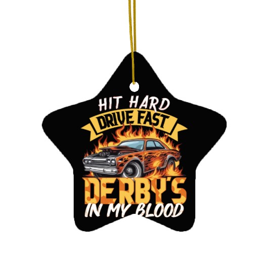Demo Derby Demolition Derby Demolition Derby Lover Ceramic Ornaments