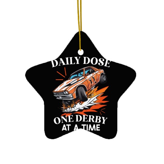 Demo Derby Demolition Derby Demolition Derby Lover Ceramic Ornaments