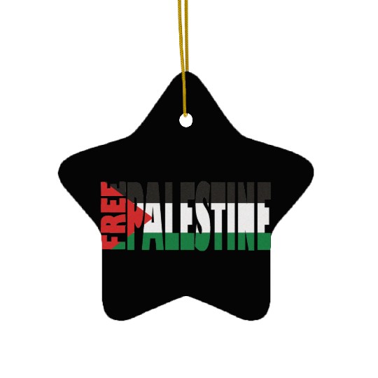 free palestine Ceramic Ornaments