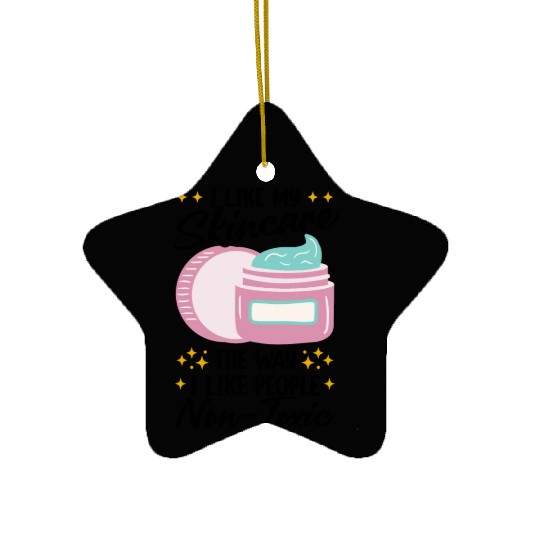 Esthetician Skincare Beauty Dermantologist Skin Ceramic Ornaments