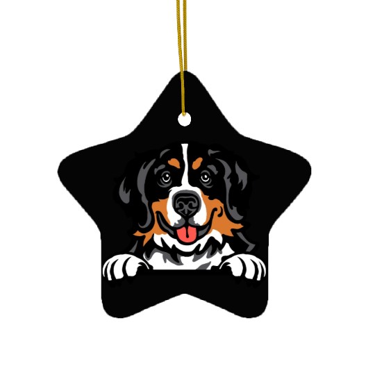 Bernese Mountain Dog Ceramic Ornaments