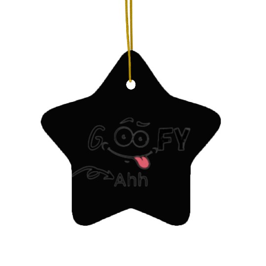Funny goofy ahh Ceramic Ornaments
