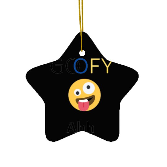 Funny goofy ahh Ceramic Ornaments