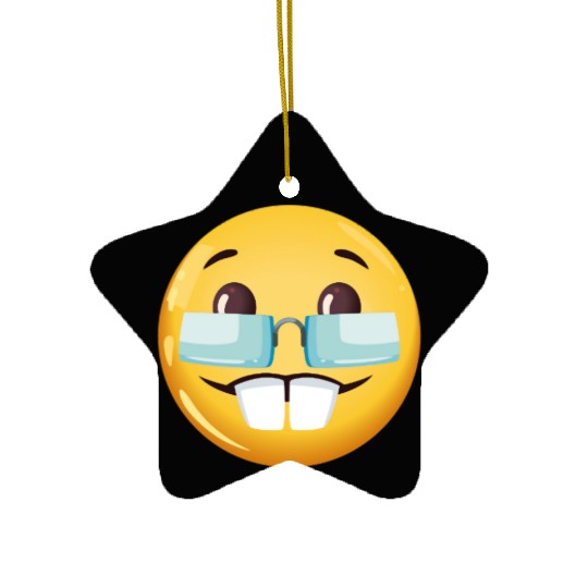 GOOFY AHH nerd goofy ahh meme Ceramic Ornaments