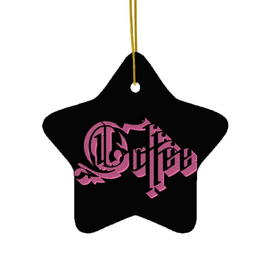 Coffee Purple Shadow Ceramic Ornaments