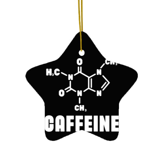 Caffeine Organic Chemistry Ceramic Ornaments