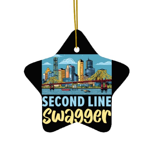 New Orleans Louisiana USA America United States Ceramic Ornaments