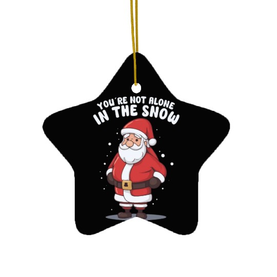 Mental Health Christmas Anti Christmas Holiday Ceramic Ornaments