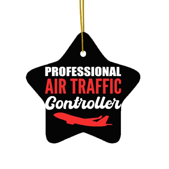 Professional Air Traffic Controller Ground Control Ceramic Ornaments