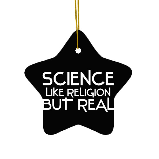 atheism science Ceramic Ornaments