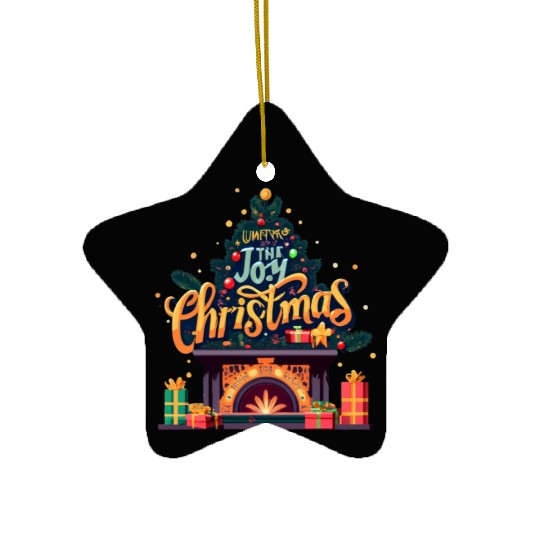 The Joy Christmas Ceramic Ornaments