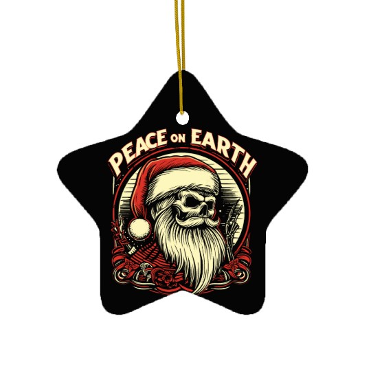 Peace on Earth Ceramic Ornaments