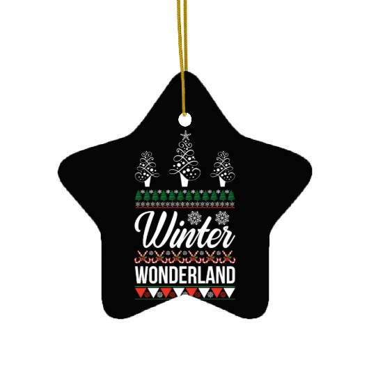 Winter Wonderland Ceramic Ornaments