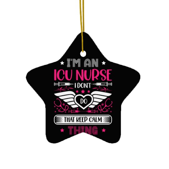 Registered Nurse RN Medical Hospital Healthcare Ceramic Ornaments
