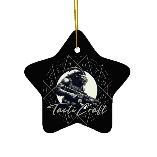 Goatman Astrology Star Magick Ceramic Ornaments