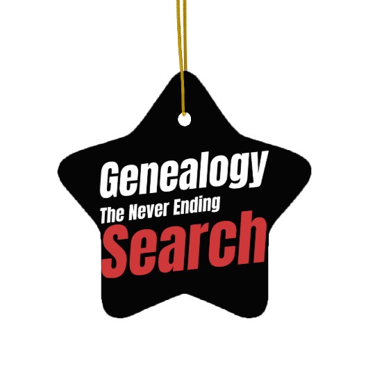 Genealogy The Never Ending Search Historian Ceramic Ornaments