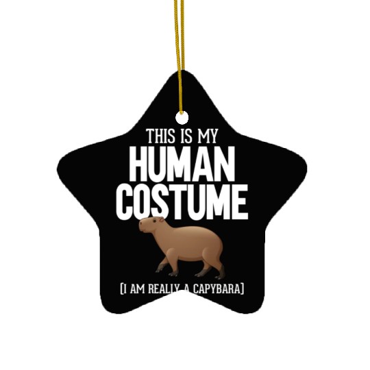 Funny Capybara Lover Cute Ceramic Ornaments