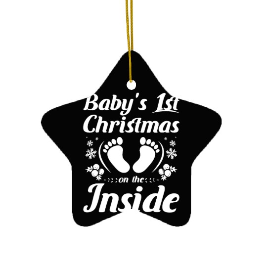 Becoming a Mom or Mommy, Baby's 1st christmas Ceramic Ornaments