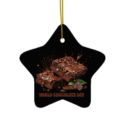 World Chocolate Day Ceramic Ornaments