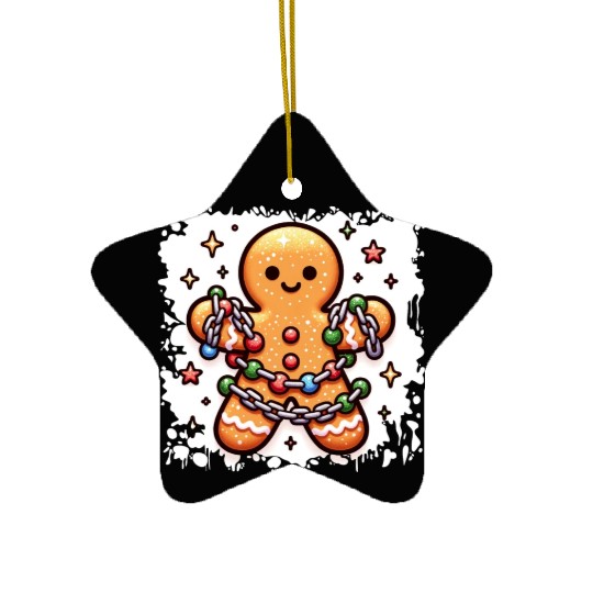 Sparkling Snowflakes: Winter's Elegancem Ceramic Ornaments