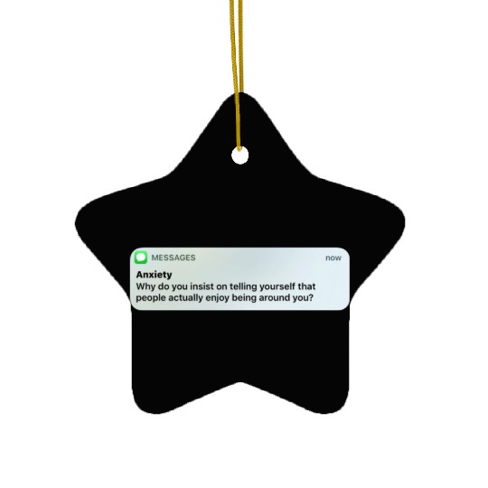 Anxiety Ceramic Ornaments
