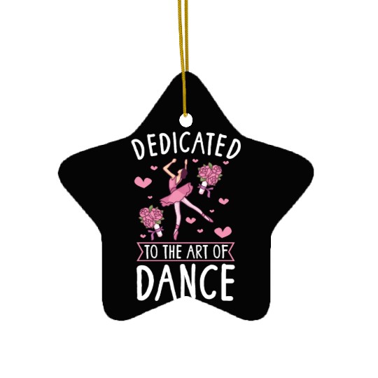 Ballet Ballerina Dance Dancer Dancing Ballet Gift Ceramic Ornaments
