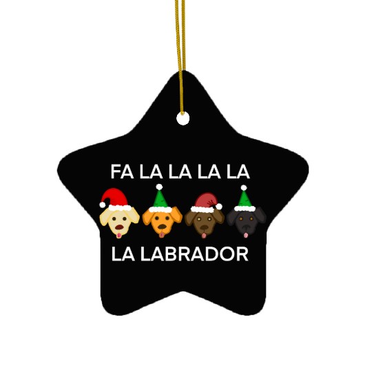 Fa La La La La Ceramic Ornaments
