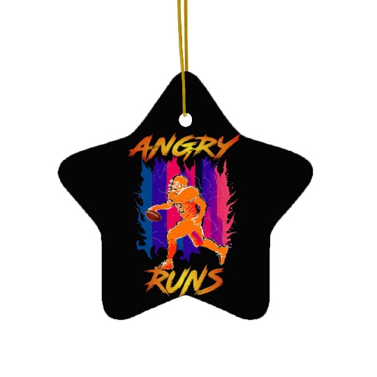 Angry Runs Good Morning Football 2023 Tour Scepter Ceramic Ornaments