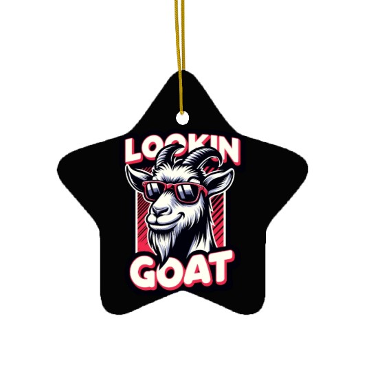 Farm Animal Animal Farmer Goat Lover Ceramic Ornaments