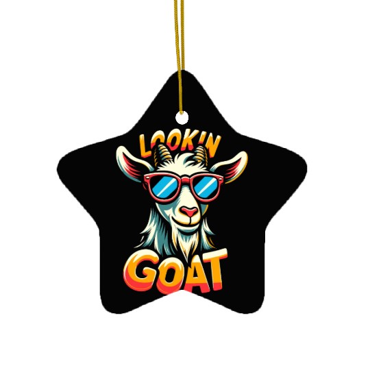 Farm Animal Animal Farmer Goat Lover Ceramic Ornaments