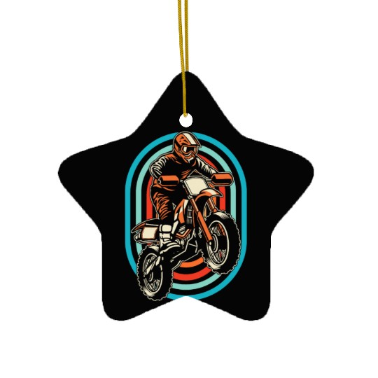 Dirt Bike Mx Motocross Supermoto Ceramic Ornaments