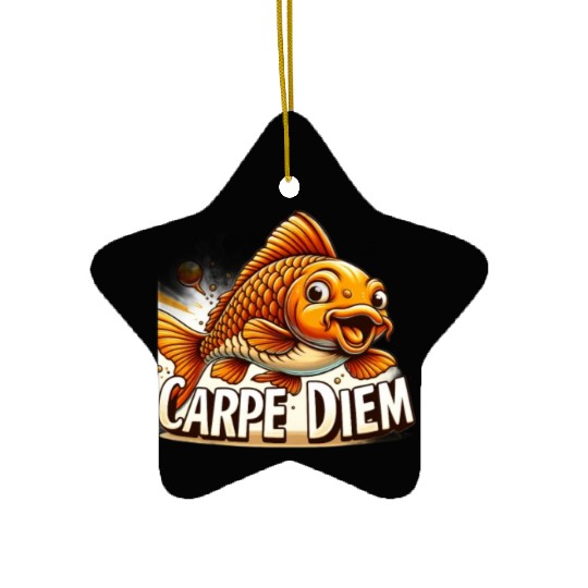Carpe Diem Ceramic Ornaments