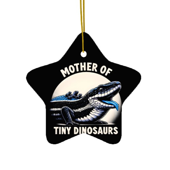 Lizard Collector Reptile Lover Blue Tongue Skink Ceramic Ornaments