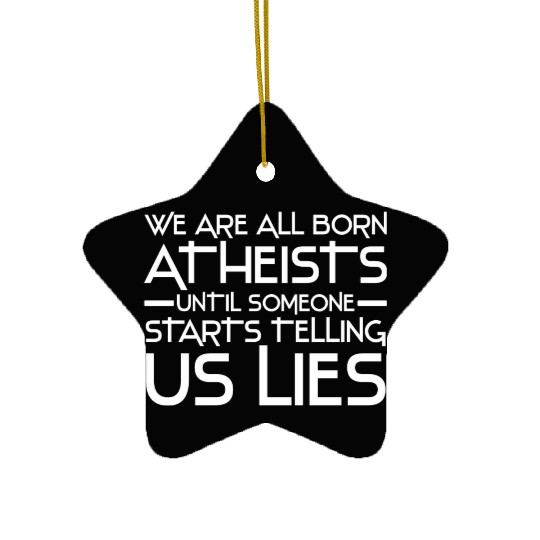 atheism science Ceramic Ornaments