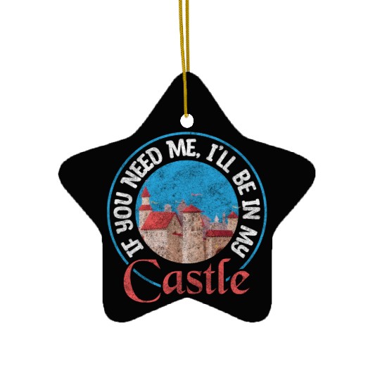 Middle Ages Hero Knights Templar Ceramic Ornaments