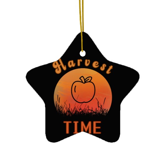 Harvest Time Ceramic Ornaments