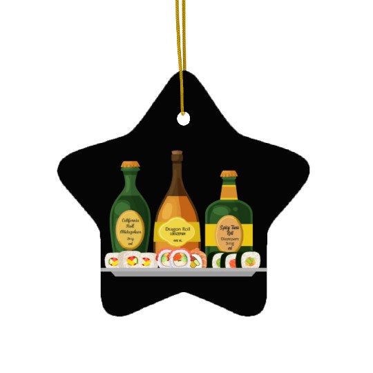 Nurse Ceramic Ornaments, Dragon Spicy Tuna California Roll