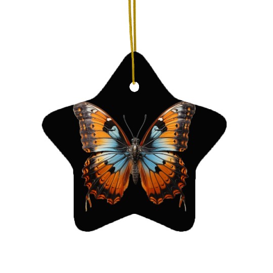 Butterfly Colorful Enchanting Delicate Insects Ceramic Ornaments