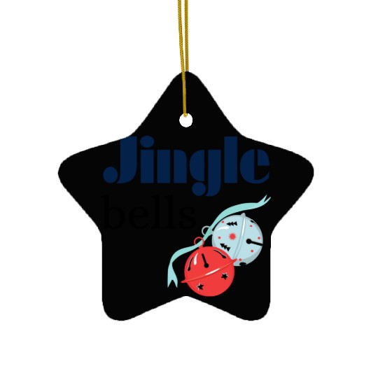 Jingle Bells Ceramic Ornaments