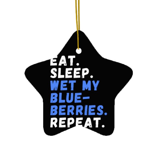 Berry Picking Blueberry Gardening Ceramic Ornaments