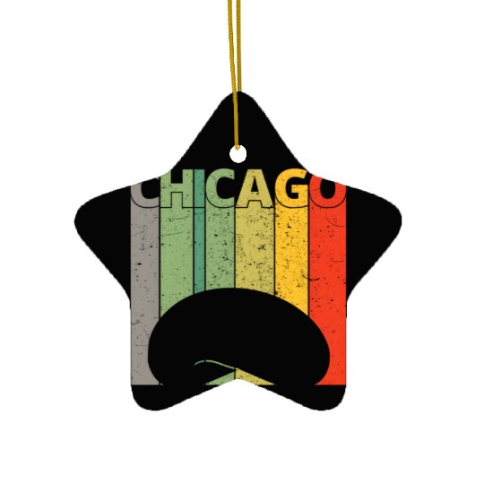 Chicago Chicago Bean Cloud Gate Ceramic Ornaments