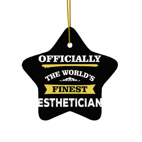 The World's Finest Esthetician Ceramic Ornaments