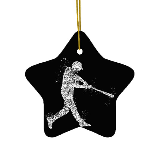 Baseball Pitcher Ceramic Ornaments