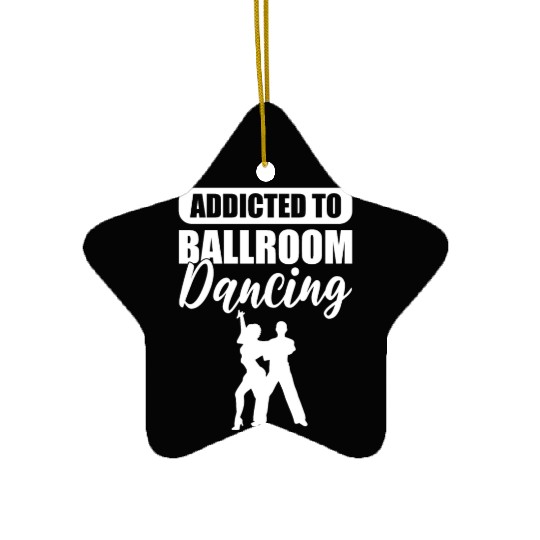 Ballroom Dancing Lover Dance Teacher Ceramic Ornaments