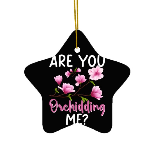 Funny Houseplant Orchid Gardening Ceramic Ornaments