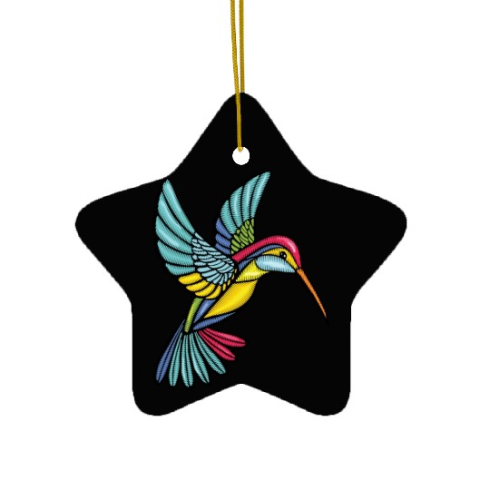 Colourful Hummingbird, Sweet and Elegant Style Ceramic Ornaments
