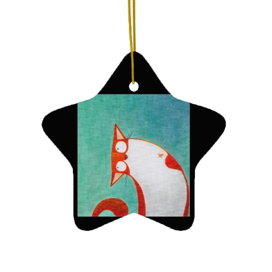 Kids Room Inspo, Newborn, Cartoon Cat, Nursery Art Ceramic Ornaments